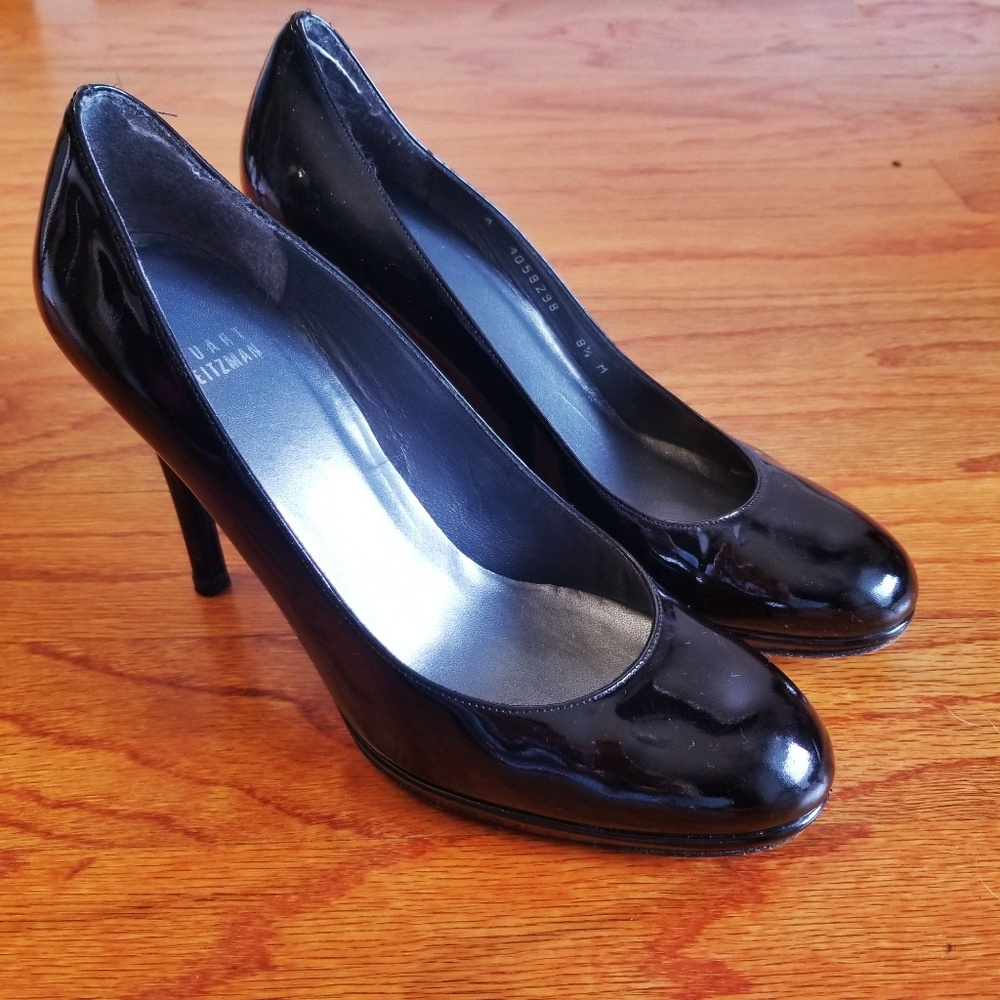 ⬇️Stuart Weitzman | Patent Leather Black Pumps